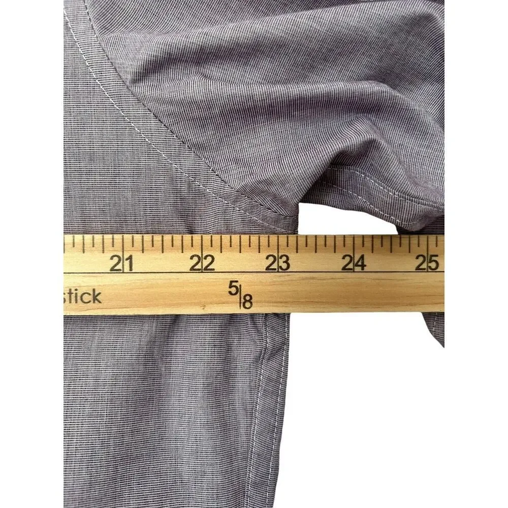 J Crew‎ Shirt Mens XL Slim 100% Cotton Shirting Purple Long Sleeve Button Down